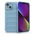 Husa pentru  iPhone 14 Liquid Silicone, Microfibre Lining, Non-Slip Airbag Design, albastru