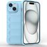 Husa pentru  iPhone 15 Liquid Silicone, Microfibre Lining, Non-Slip Airbag Design, albastru