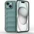 Husa pentru  iPhone 15 Plus Liquid Silicone, Microfibre Lining, Non-Slip Airbag Design, verde