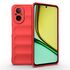 Husa pentru  Realme C67 4G Liquid Silicone, Microfibre Lining, Non-Slip Airbag Design, rosu