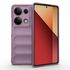 Husa pentru  Xiaomi Redmi Note 13 Pro 4G Liquid Silicone, Microfibre Lining, Non-Slip Airbag Design, burgundy