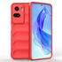 Husa pentru  Honor 90 lite Liquid Silicone, Microfibre Lining, Non-Slip Airbag Design, rosu