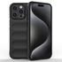 Husa pentru  iPhone 15 Pro Max Liquid Silicone, Microfibre Lining, Non-Slip Airbag Design, negru