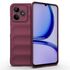 Husa pentru  Realme C53 Liquid Silicone, Microfibre Lining, Non-Slip Airbag Design, bordeaux