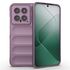 Husa pentru  Xiaomi 14 Liquid Silicone, Microfibre Lining, Non-Slip Airbag Design, rosu