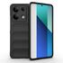 Husa pentru  Xiaomi Redmi Note 13 5G Liquid Silicone, Microfibre Lining, Non-Slip Airbag Design, negru