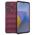 Husa pentru  Xiaomi Redmi Note 13 Pro+ Plus 5G Liquid Silicone, Microfibre Lining, Non-Slip Airbag Design, rosu