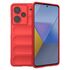 Husa pentru  Xiaomi Redmi Note 13 Pro+ Plus 5G Liquid Silicone, Microfibre Lining, Non-Slip Airbag Design, rosu