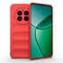 Husa pentru Husa Realme 12+ Plus Liquid Silicone, Microfibre Lining, Non-Slip Airbag Design, rosu