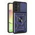 Husa pentru  Samsung Galaxy A15 Ring Armor Kickstand Tough Rugged Cover cu protectie camera, verde