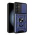 Husa pentru  Samsung Galaxy A35 Ring Armor Kickstand Tough Rugged Cover cu protectie camera, albastru