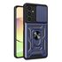 Husa pentru  Samsung Galaxy S23 FE Ring Armor Kickstand Tough Rugged Cover cu protectie camera, negru