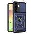 Husa pentru  Samsung Galaxy S24 Ring Armor Kickstand Tough Rugged Cover cu protectie camera, roz