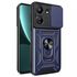 Husa pentru  Xiaomi Redmi 13C 4G Ring Armor Kickstand Tough Rugged Cover cu protectie camera, verde