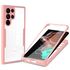 Pachet 360: Husa cu folie integrata pentru  Samsung Galaxy S23 Ultra 5G Cover360 fata / spate - mov