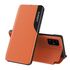 Husa pentru  Samsung Galaxy M55 tip carte, Smart View, rosu