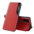 Husa pentru  Samsung Galaxy M55 tip carte, Smart View, rosu