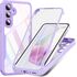 Pachet 360: Husa cu folie integrata pentru  Samsung Galaxy A35 Cover360 fata / spate - roz
