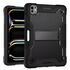 [Pachet 360°] Husa + folie din sticla pentru  Apple iPad Pro 11 (2024) Rugged Heavy Duty - roz