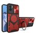 Husa pentru  Motorola Moto E22, E22i cu protecție pentru cameră și suport magnetic integrat Ring Shockproof, mov