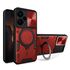 Husa pentru  Motorola Moto G13 cu protecție pentru cameră și suport magnetic integrat Ring Shockproof, rosu