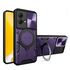 Husa pentru  Motorola Moto G84 cu protecție pentru cameră și suport magnetic integrat Ring Shockproof, mov