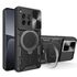 Husa pentru  OnePlus 12 cu protecție pentru cameră și suport magnetic integrat Ring Shockproof, albastru