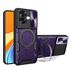 Husa pentru  Oppo A79 5G cu protecție pentru cameră și suport magnetic integrat Ring Shockproof, rosu