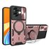 Husa pentru  Oppo A79 5G cu protecție pentru cameră și suport magnetic integrat Ring Shockproof, rosu