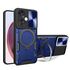 Husa pentru  Oppo Reno 11F cu protecție pentru cameră și suport magnetic integrat Ring Shockproof, rosu