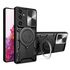 Husa pentru  Samsung Galaxy A15 cu protecție pentru cameră și suport magnetic integrat Ring Shockproof, rosu