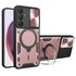Husa pentru  Samsung Galaxy A55 cu protecție pentru cameră și suport magnetic integrat Ring Shockproof, negru