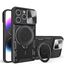 Husa pentru  iPhone 15 Pro cu protecție pentru cameră și suport magnetic integrat Ring Shockproof, negru