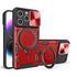 Husa pentru  iPhone 15 Pro cu protecție pentru cameră și suport magnetic integrat Ring Shockproof, negru