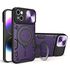 Husa pentru  iPhone 15 cu protecție pentru cameră și suport magnetic integrat Ring Shockproof, albastru