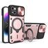 Husa pentru  iPhone 15 cu protecție pentru cameră și suport magnetic integrat Ring Shockproof, albastru