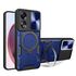 Husa pentru Husa Oppo A58 4G cu protecție pentru cameră și suport magnetic integrat Ring Shockproof, mov