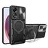 Husa pentru Husa Oppo A58 4G cu protecție pentru cameră și suport magnetic integrat Ring Shockproof, mov