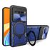 Husa pentru  Google Pixel 8 Pro cu protecție pentru cameră și suport magnetic integrat Ring Shockproof, albastru