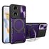 Husa pentru  Honor X7b cu protecție pentru cameră și suport magnetic integrat Ring Shockproof, mov