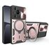 Husa pentru  Huawei Pura 70 Pro cu protecție pentru cameră și suport magnetic integrat Ring Shockproof, negru
