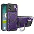 Husa pentru  Motorola Moto E13 cu protecție pentru cameră și suport magnetic integrat Ring Shockproof, mov