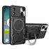 Husa pentru  Motorola Moto E13 cu protecție pentru cameră și suport magnetic integrat Ring Shockproof, mov