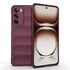 Husa pentru  Oppo Reno 12 Liquid Silicone, Microfibre Lining, Non-Slip Airbag Design, bordeaux