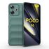 Husa pentru  Poco F6 Liquid Silicone, Microfibre Lining, Non-Slip Airbag Design, verde