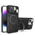 Husa pentru  iPhone 12 Pro Max cu protecție pentru cameră și suport magnetic integrat Ring Shockproof, mov