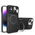 Husa pentru iPhone 12 cu protecție pentru cameră și suport magnetic integrat Ring Shockproof, albastru