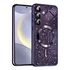 Husa pentru  Samsung Galaxy S24+ Plus cu MagSafe Sparkle Glare Detachable Layer, cu protectie lentile - albastru