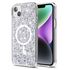Husa pentru  iPhone 14 MagSafe cu sclipici Liquid Crystal Glitter, mov