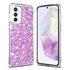 Husa pentru  Samsung Galaxy A35 cu sclipici Liquid Crystal Glitter, argintiu